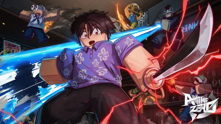 Official wide thumbnail for the Anime Zero Roblox experience.